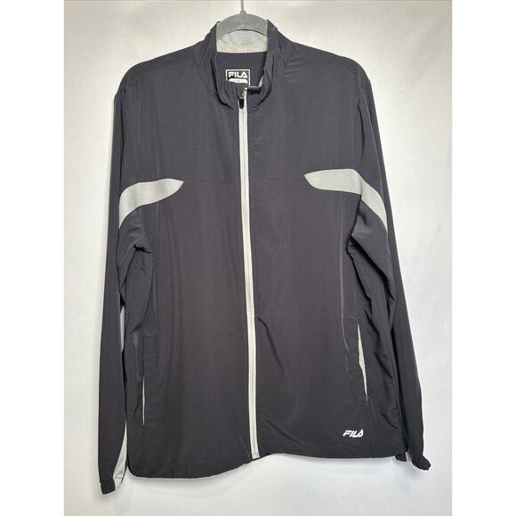 Fila Men’s Long Sleeve Full Zip Activewear Light Jacket Size Medium - Picture 1 of 6